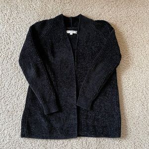 LOFT | Black Chenille Cardigan
